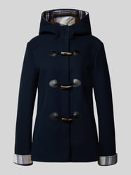 Houtje-touwtjejas met capuchon en knoopsluiting van Christian Berg Woman Selection - 14