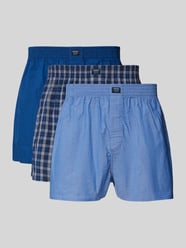 Boxershorts mit elastischem Bund im 3er-Pack von MCNEAL Blau - 6