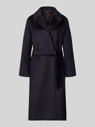 regular fit lange jas van zuivere scheerwol model 'RESINA' van Weekend Max Mara Beige - 7