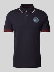 Koszulka polo o kroju slim fit z nadrukowanym detalem od Christian Berg Men - 11