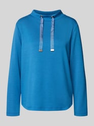 Sweatshirt met opstaande kraag en tunnelkoord van More & More - 39