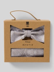 Fliege und Einstecktuch im Set aus reiner Seide von Prince Bowtie Beige - 19