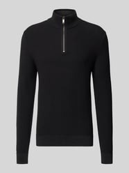 Slim Fit Troyer aus reiner Baumwolle von MCNEAL - 2