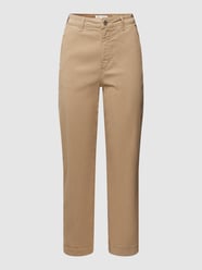 Hose mit Label-Detail von Marc O'Polo Beige - 37