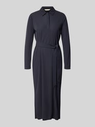 Gerades Freizeitkleid mit verdeckter Knopfleiste Modell 'FRAGOLA' von MM by Max Mara - 3