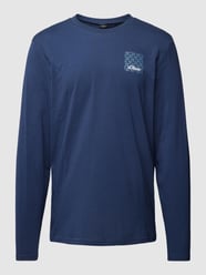 Longsleeve mit Label-Print Modell 'Mix & Match' von s.Oliver RED LABEL Blau - 23