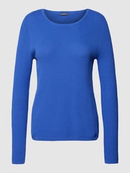 Strickpullover mit Strukturmuster von Montego Blau / Türkis - 30
