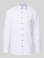 Modern fit zakelijk overhemd met knoopsluiting van ETERNA - 34