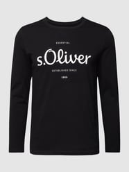 Longsleeve mit Label-Print von s.Oliver RED LABEL Grau - 30