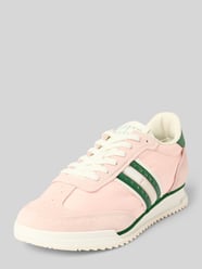 Low Top Sneaker aus echtem Leder von Tommy Jeans Pink - 16