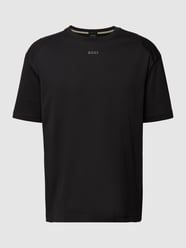 T-Shirt mit Label-Prägung Modell 'Talboa' von BOSS Green Schwarz - 14