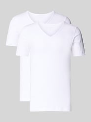 T-shirt met stretch in set van 2 stuks van SCHIESSER - 4