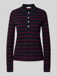 Bluzka z długim rękawem z wykładanym kołnierzem od Gant - 36