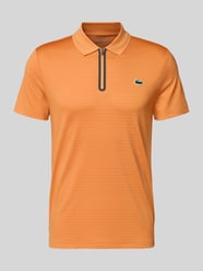 koszulka polo o kroju slim fit z szybkoschnącego materiału od Lacoste Sport - 27