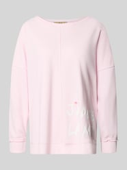 Oversized sweatshirt met statementprint en rolzoom van Smith and Soul Fuchsia - 28
