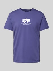T-Shirt mit Label-Print von Alpha Industries - 47