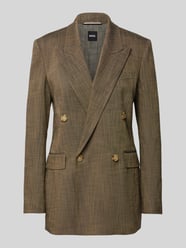 Blazer aus Viskose-Mix mit Strukturmuster Modell 'Jaleto' von BOSS Braun - 19