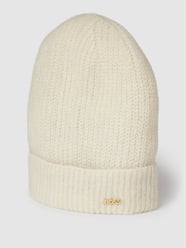 Beanie mit Label-Detail Modell 'Zarena' von BOSS Beige - 22