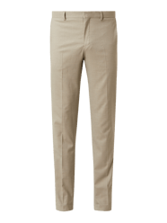 Slim Fit Anzughose mit Stretch-Anteil Modell 'Mazenock' von SELECTED HOMME Beige - 30