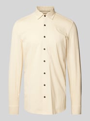 Slim Fit Business-Hemd mit Kentkragen Modell 'New York' von OLYMP Level Five Beige - 22