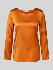 Blouseshirt met ronde hals, model 'MOLDAVA' van MaxMara Leisure Oranje - 13