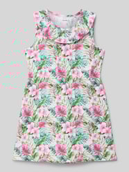 Jurk met ronde hals, model 'FRITTA' van Name It Fuchsia - 21