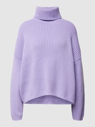 Strickpullover mit Rollkragen Modell 'Leah' von Another Label Lila - 47