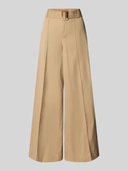 Stoffhose mit Gürtel und Eingrifftaschen Modell 'Carletta' von MAC Beige - 5