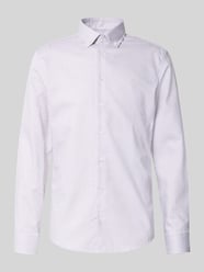 Slim Fit Businesshemd aus reiner Baumwolle Modell 'New B.D.' von Seidensticker Bordeaux - 42
