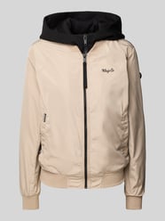Bomberjacke mit Label-Print Modell 'SEEAM' von khujo Beige - 17