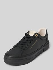 Lage sneakers van echt runderleer van Tommy Hilfiger - 23