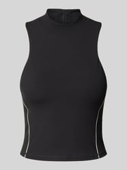 Slim fit top met contrasterende stiksels model 'Malbon' van Fabletics - 1