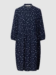 Kleid mit Allover-Muster von Esprit Blau / Türkis - 26