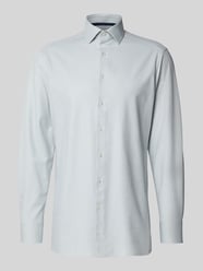 Koszula biznesowa o kroju modern fit z kołnierzykiem typu kent model ‘Global’ od OLYMP - 10