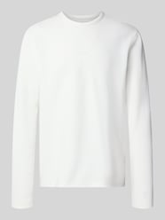 Longsleeve mit Strukturmuster und Rundhalsausschnitt von MCNEAL Beige - 19