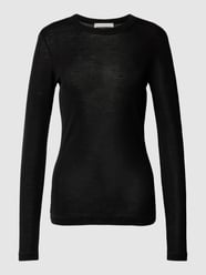 Longsleeve in unifarbenem Design Modell 'MARIAA ANNAA' von Armedangels - 11