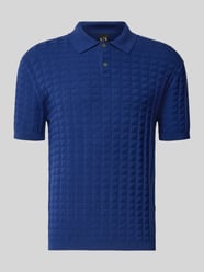 koszulka polo o kroju regular fit z mieszanki wiskozy model 'Maglia' od Armani Exchange - 29