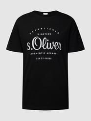 T-Shirt mit Label-Print von s.Oliver RED LABEL - 10