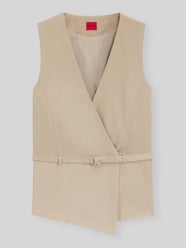Regular Fit Weste mit Gürtel Modell 'AHELLA-1-W' von HUGO Beige - 16