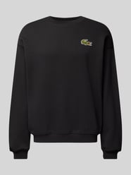 Sweatshirt mit Logo-Patch von Lacoste Schwarz - 2