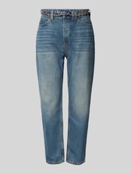 Jeansy o kroju straight fit z paskiem w talii od Scotch & Soda - 41