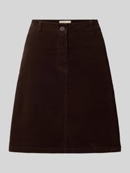Knielanger Rock aus Feincord Modell 'OLANA' von FREE/QUENT - 37