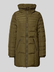 Płaszcz pikowany z odpinanym kapturem model ‘Nina’ od Soyaconcept - 42