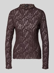 Regular Fit Langarmshirt mit Allover-Muster von s.Oliver BLACK LABEL - 48