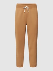 Sweatpants met logostitching, model 'ATHLETIC' van Polo Ralph Lauren Bruin - 4