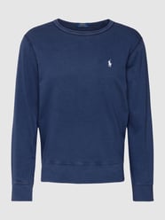 Sweatshirt mit Logo-Stitching von Polo Ralph Lauren Blau - 18
