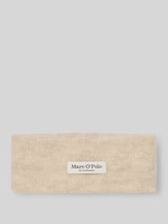 Stirnband aus Wolle mit Label-Patch von Marc O'Polo - 22