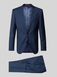 Garnitur o kroju slim fit z czystej wełny od ROY ROBSON - 43