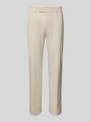 Regular Fit Anzughose mit Bügelfalten Modell 'Beppe' von Cinque Beige - 5