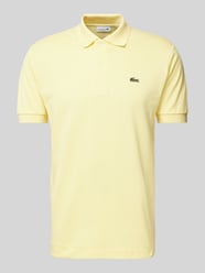 Classic Fit Poloshirt mit Label-Detail Modell 'CORE' von Lacoste Gelb - 39
